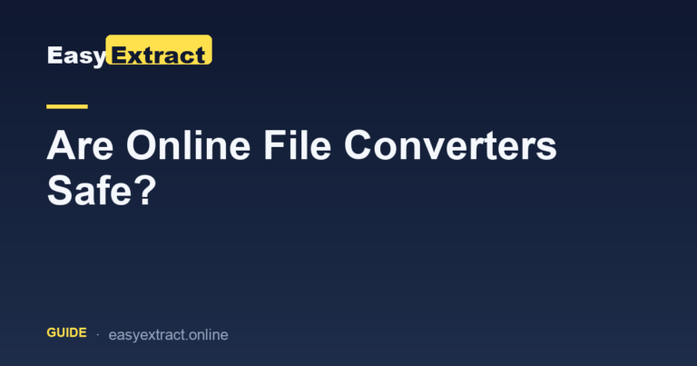 Are online file converters safe